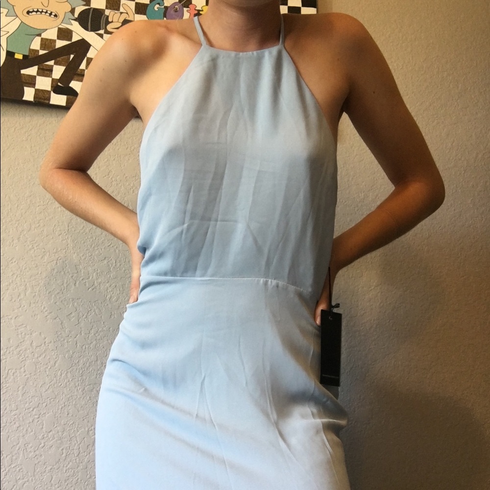 ❄️Forever 21❄️ Maxi Backless Baby Blue Dress